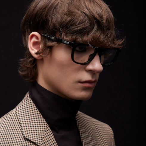Rectangular optical frame - black