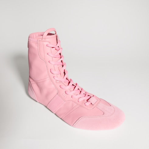 Women's Flex high-top sneaker - pink leather