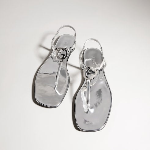 thong sandal with Interlocking G - Women's