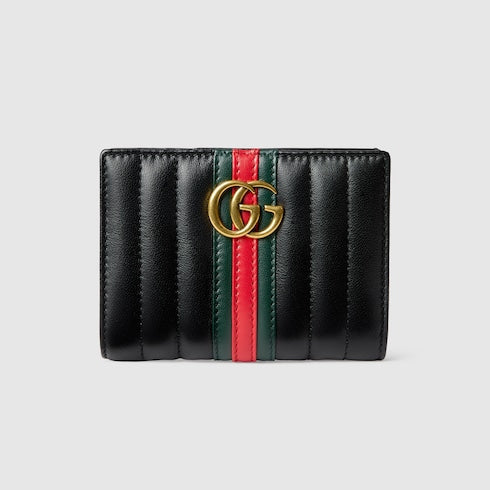 GG Marmont small wallet - black leather
