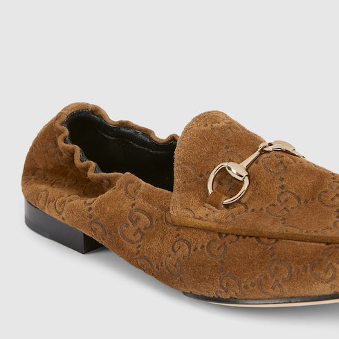 Women's Jordaan loafer - brown GG suede