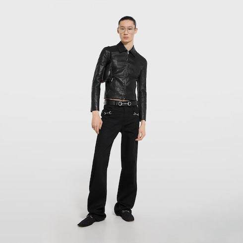 Gucci Horsebit 1955 belt - black leather