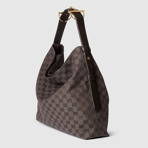 Gucci Beatrix large tote bag - brown and dark brown GG canvas
