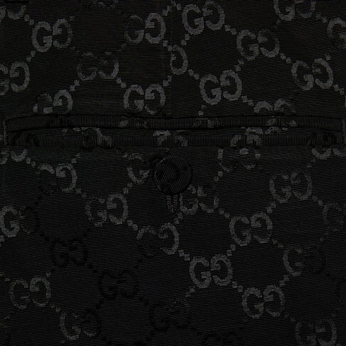 GG cotton viscose formal pant - black