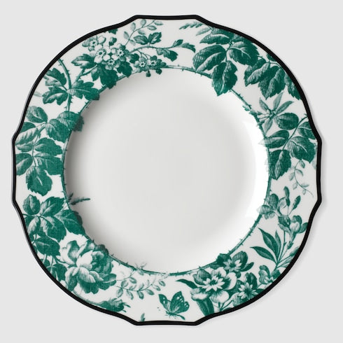 Herbarium dinner plate, set of two - green Herbarium