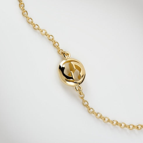 Gucci Interlocking 18k chain bracelet - 18k yellow gold