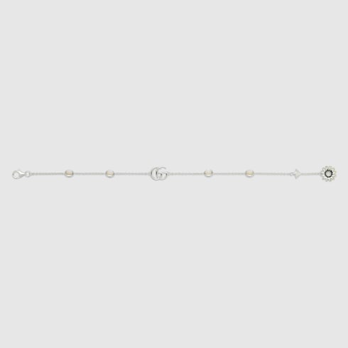 GG Marmont mother of pearl bracelet - 925 sterling silver