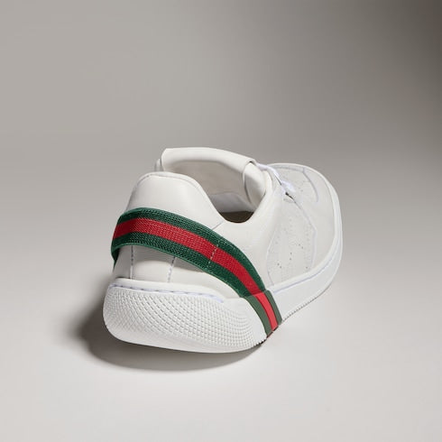 Women's Screener sneaker - white GG leather
