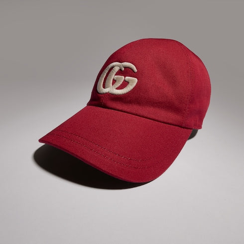 Children's cotton baseball hat - red