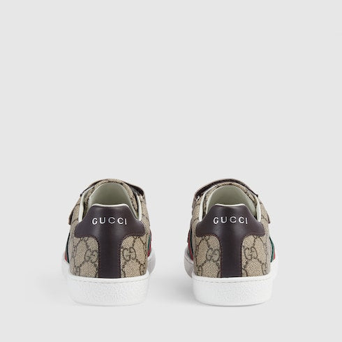 Teen Ace sneaker - beige and ebony GG Supreme