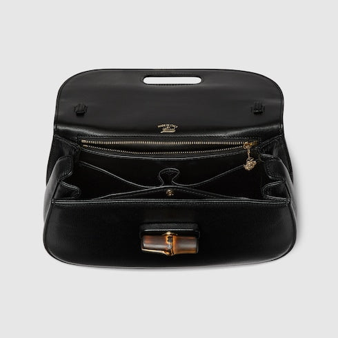 Gucci Bamboo 1947 medium bag - black leather