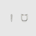 Gucci Staffa small hoop earrings - 925 sterling silver