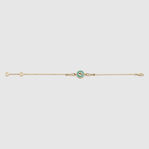 Gucci Interlocking 18k chain bracelet - 18k yellow gold