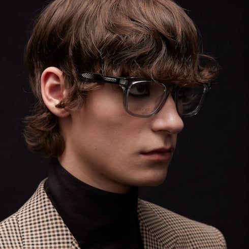 Rectangular optical frame - grey