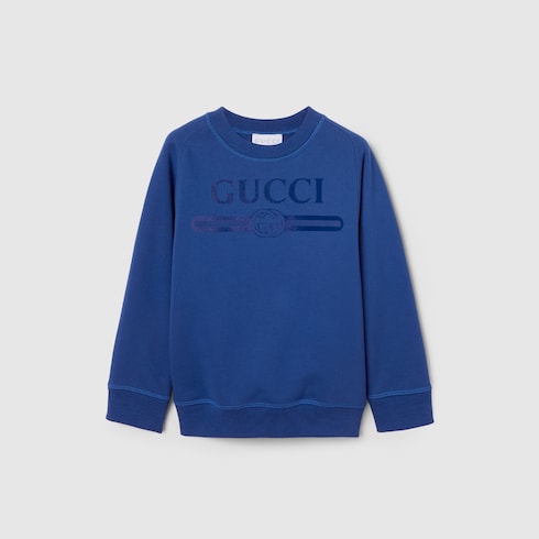 Children's cotton sweatshirt - dark blue