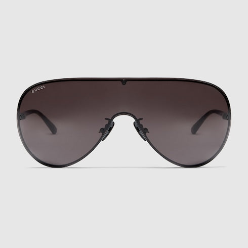Mask frame sunglasses - black