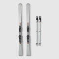 Gucci x HEAD ski set - silver, white and black