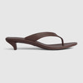 Women's Vittoria thong - brown rubber