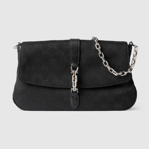 Gucci Aperitivo medium shoulder bag - black GG canvas