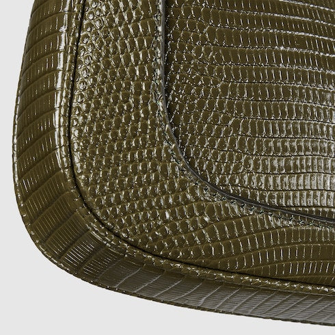 Jackie 1961 lizard mini bag - forest green leather