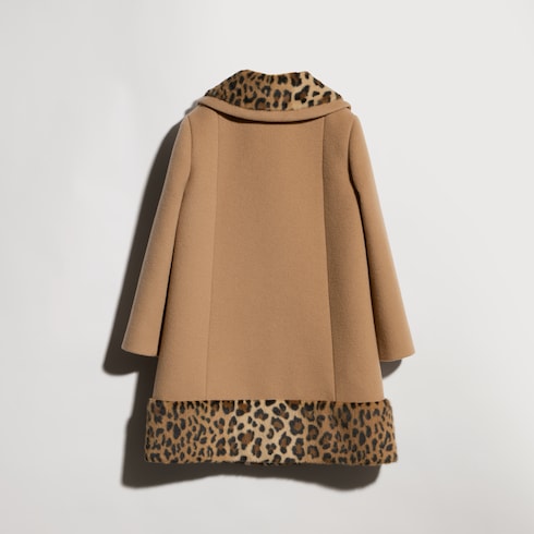 Children's wool coat - camel