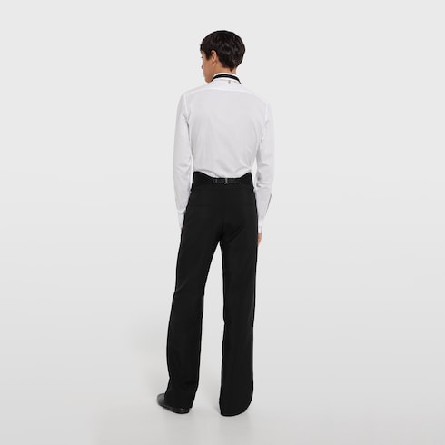 Light Chambray cotton shirt - white