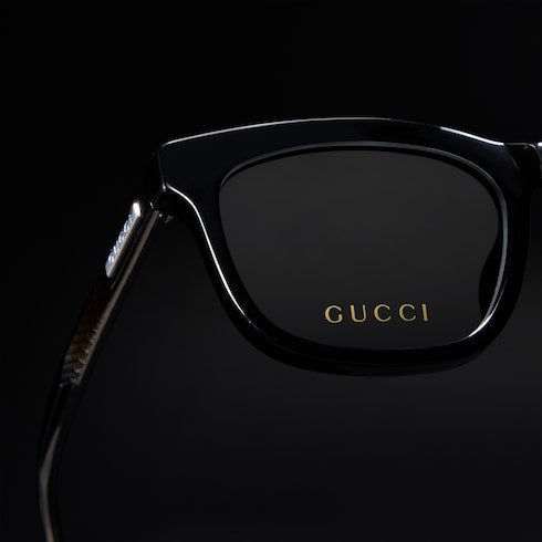 Rectangular optical frame - black