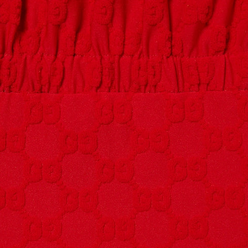 Children's GG terrycloth swimsuit - red