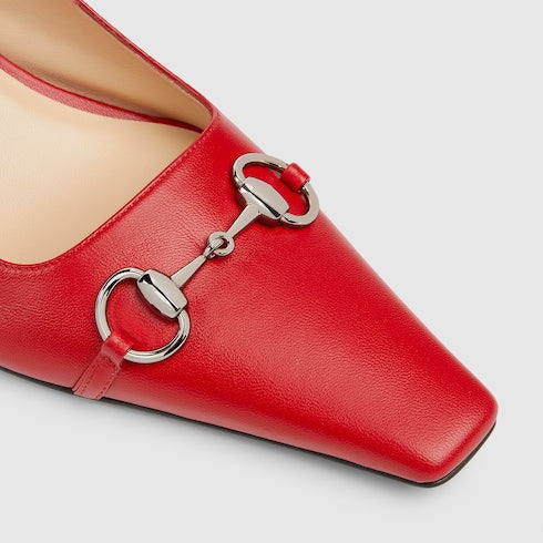 Women's Vittoria pump - red leather