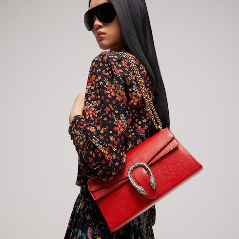 Dionysus medium shoulder bag - red leather