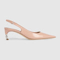 Women's Castello slingback - pink beige leather