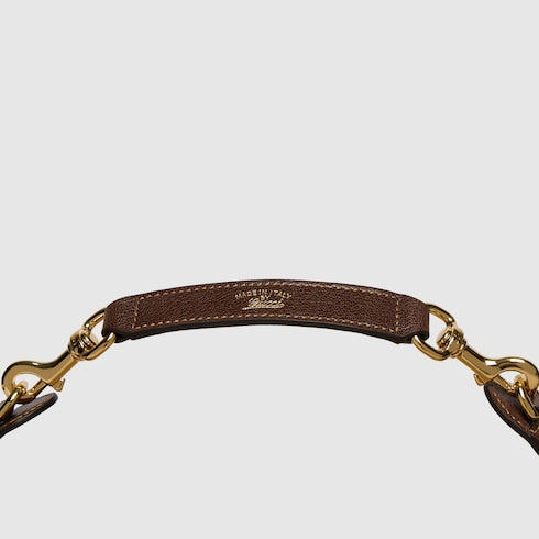 Brera medium crossbody bag - sand and brown GG canvas