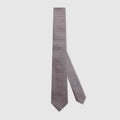 Interlocking G silk jacquard tie - light grey