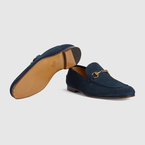 Men's Gucci Jordaan loafer - blue suede