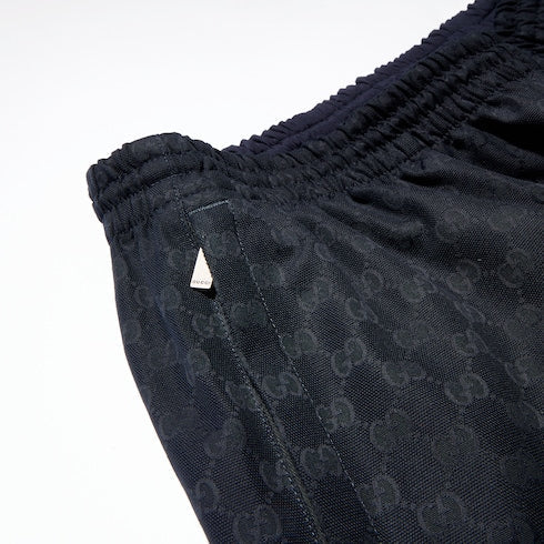 GG cotton canvas shorts - dark blue