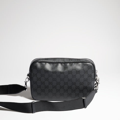 Gucci Essence Classic small crossbody bag - black GG canvas