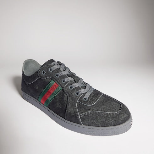 Men's Stretch low-top sneaker - black GG canvas