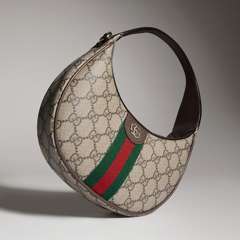 Ophidia small shoulder bag - beige and brown GG fabric