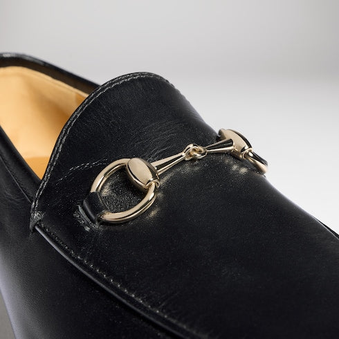 Women's Gucci Jordaan loafer - black leather