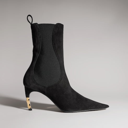 Women's Castello bootie - black suede