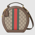 Gucci Savoy mini rigid hat box - beige and ebony Supreme