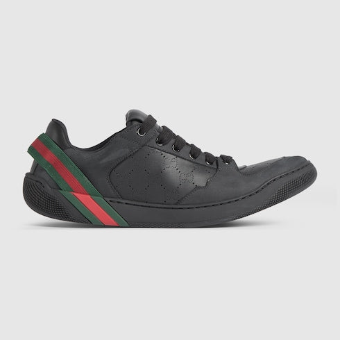 Men's Screener sneaker - black GG leather