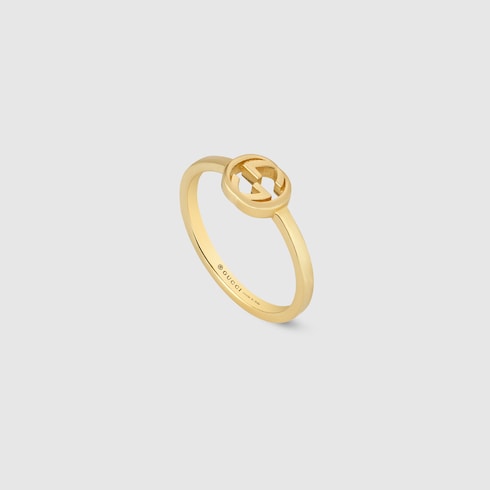 Gucci Interlocking 18k ring - yellow gold
