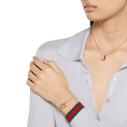 Gucci Blondie charm bracelet - light gold-toned brass