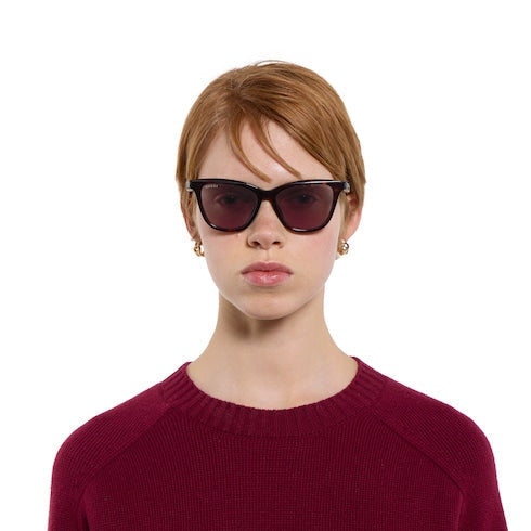 Cat eye sunglasses - brown