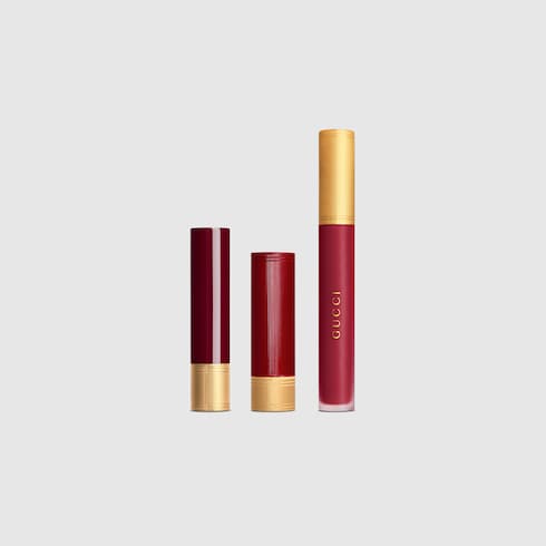 509 Gucci Rosso Ancora lipstick trio gift set - 509 Gucci Rosso Ancora