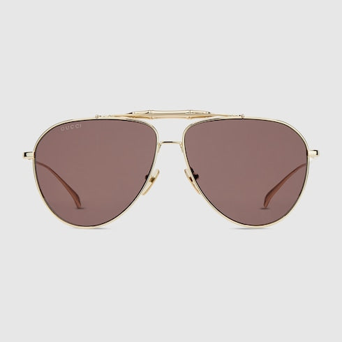 Pilot sunglasses - gold