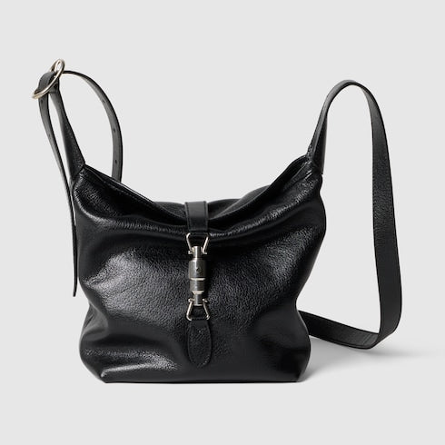 Mini bag - black leather