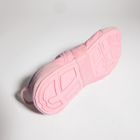 Women's Flex sneaker - pink suede and leather