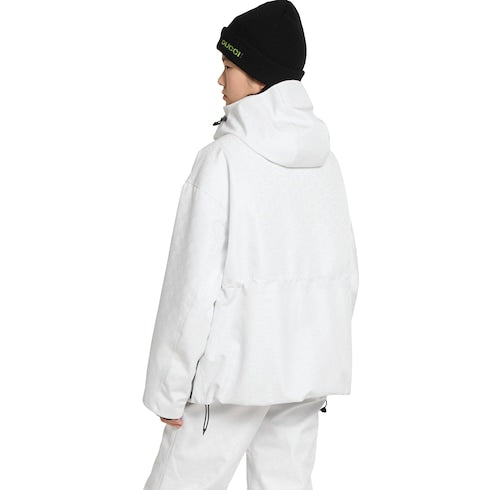 GG technical fabric jacquard jacket - white